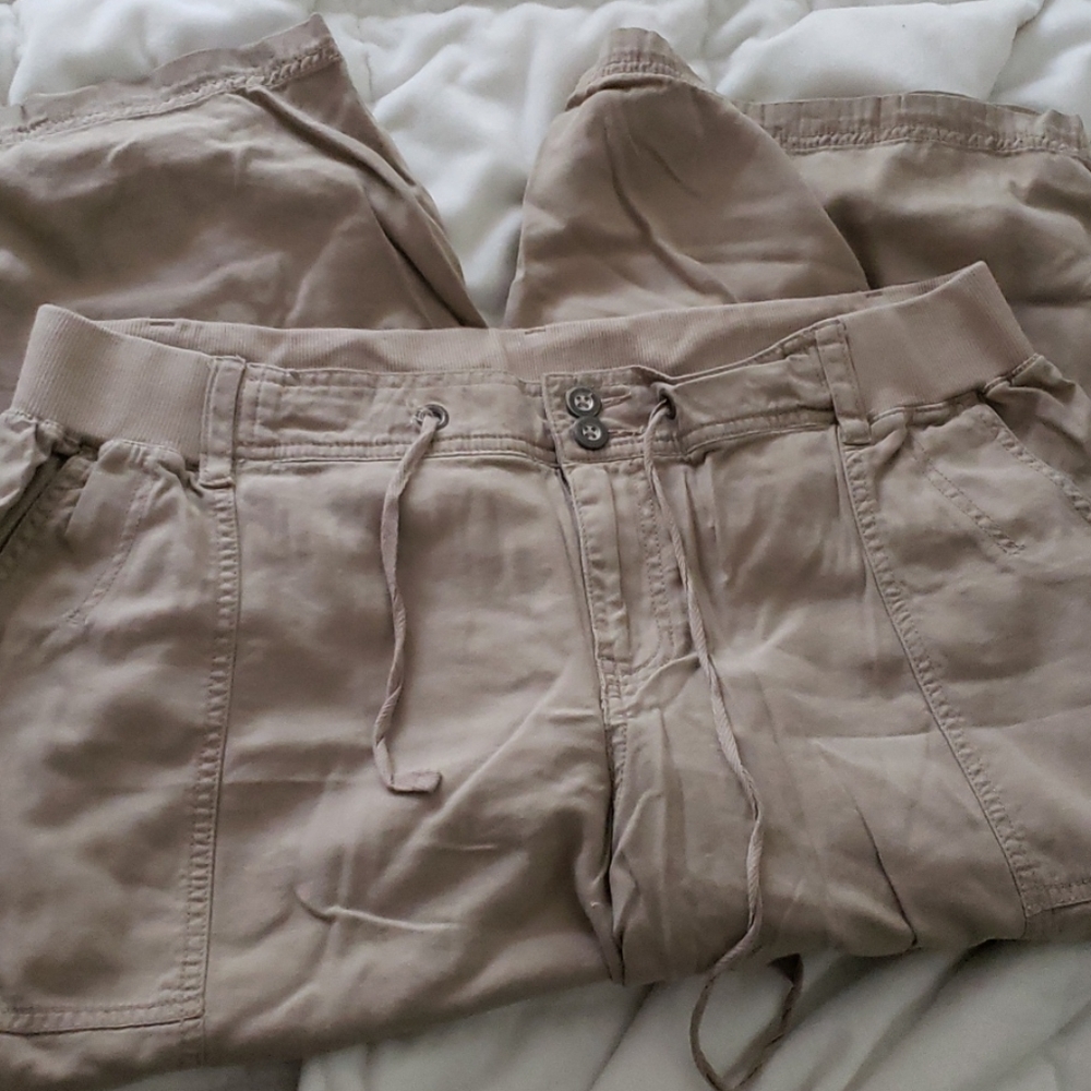 Lane Brayant capris tan size 16